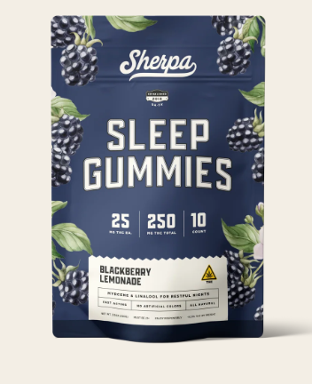 Sherpa Sleep Blackberry Lemonade Gummies | 25mg D9